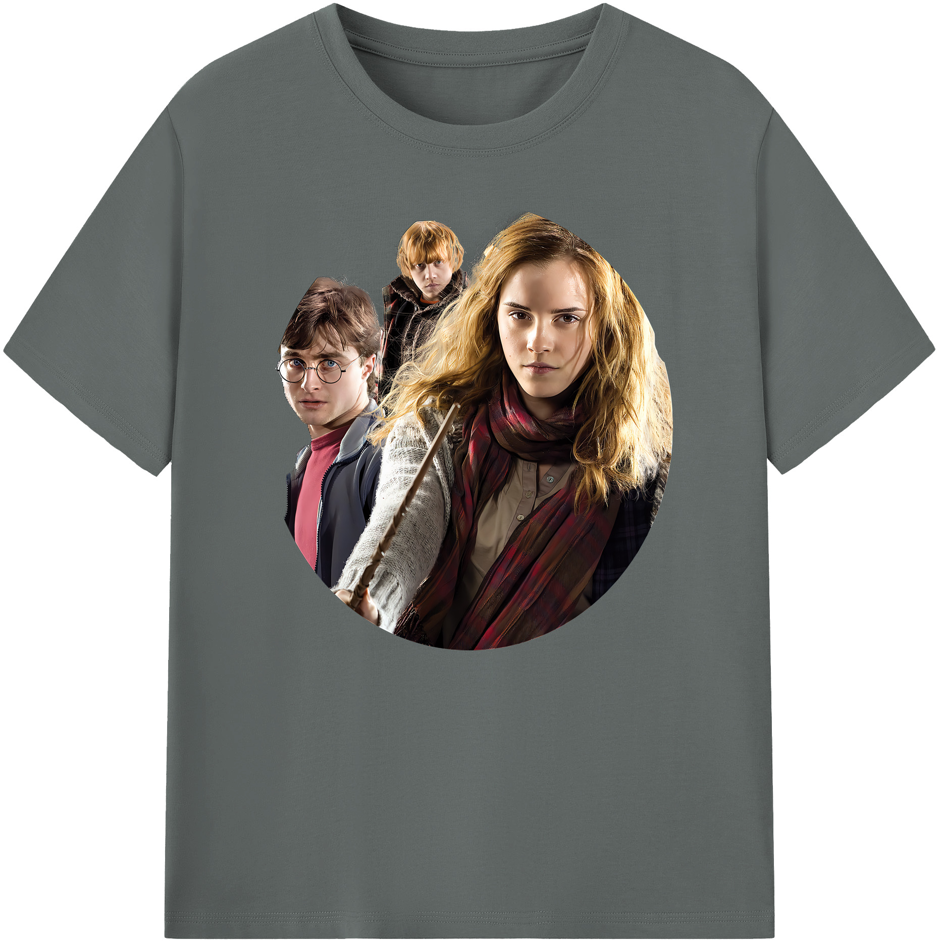 （画像用） Harry Potter ハリー・ポッターシリーズ 綿100％ メンズ半袖Tシャツ｜肌触りやわらか＆通気性